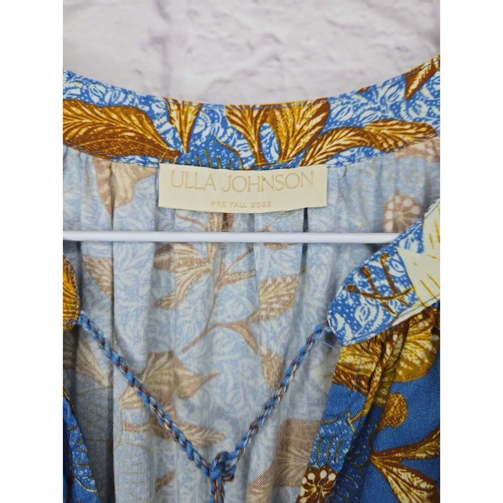 Ulla Johnson Gail Ruffled Patchwork Fall Floral P… - image 7